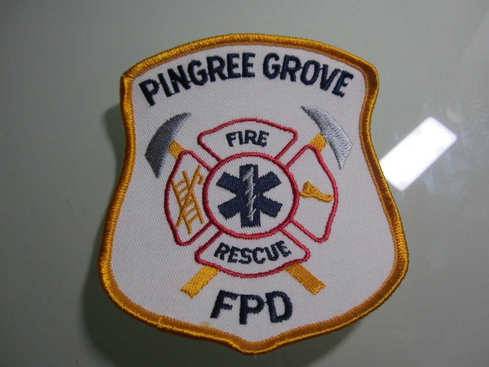 PINGREE GROVE IL  FIRE DEPT. PATCH