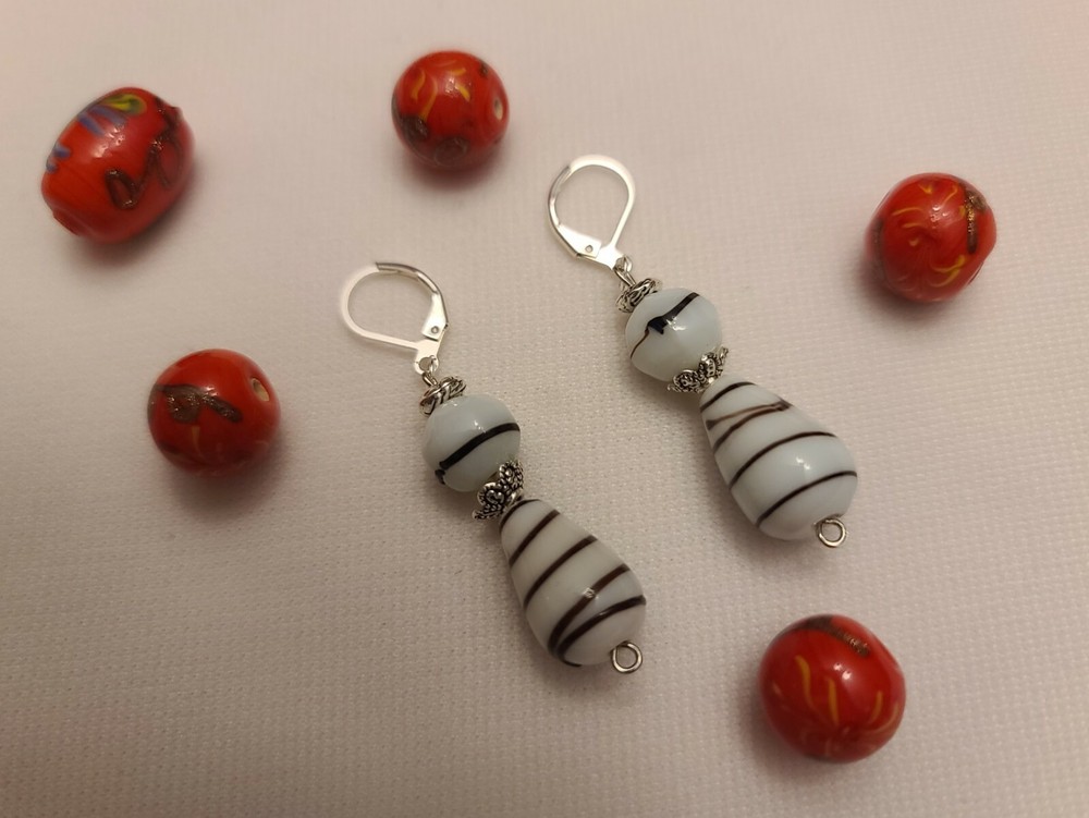 handmade beaded earrings
