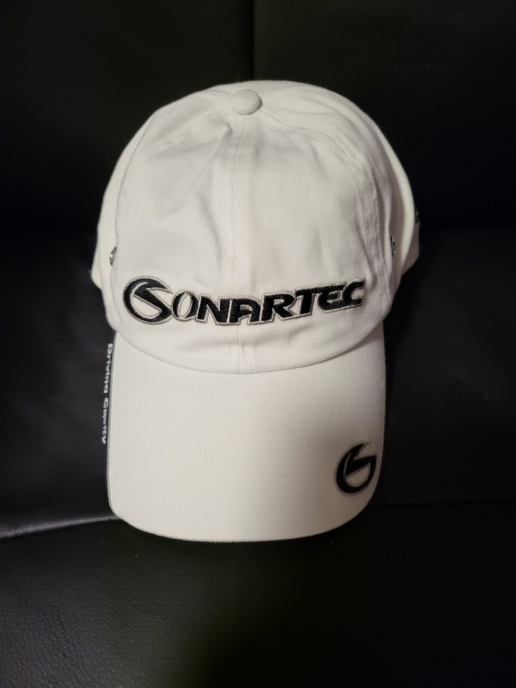 Conartec Golf Adjustable hat White/Black Embroidery