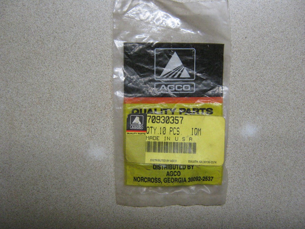 Agco 70930357 (10) O-Rings