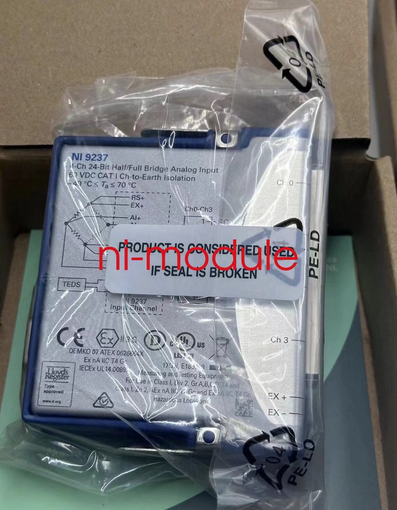 National Instruments NI 9237 cDAQ Strain / Bridge Input Module, RJ50