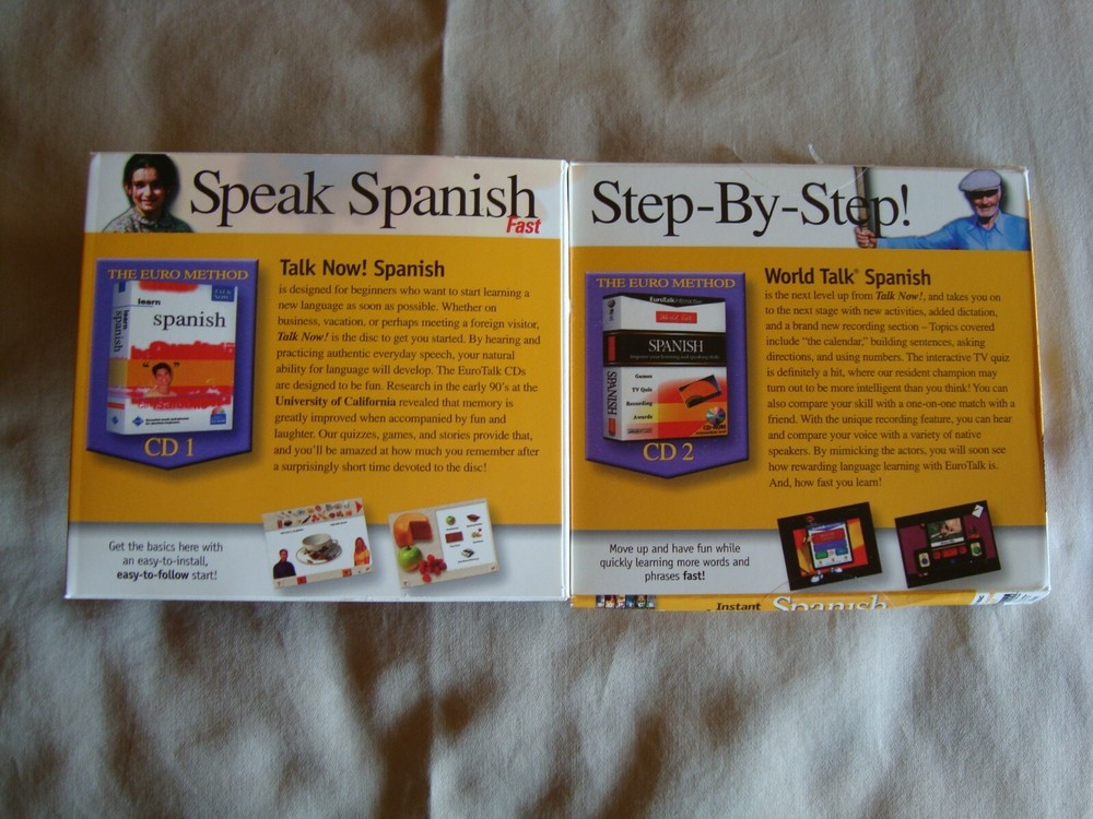Instant Immersion - Spanish 2 CD-ROM Set, Dual Platform PC/MAC, EURO Method