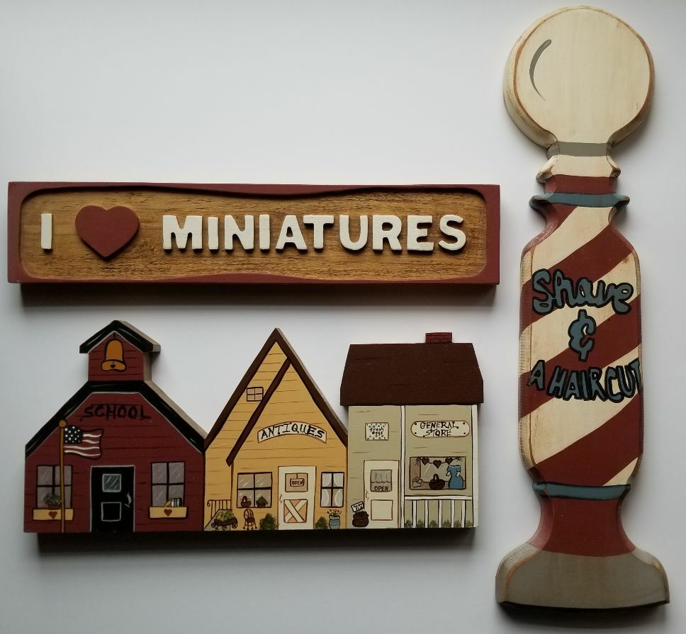 Wood Craft Items              Quantity 3              All Hand Made and Painted