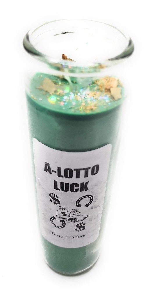 A Lotto-Luck Candle
