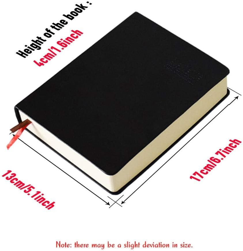 Thick Leather Journal Notebook 720 Pages Retro Thick Lined Paper Writing Journal