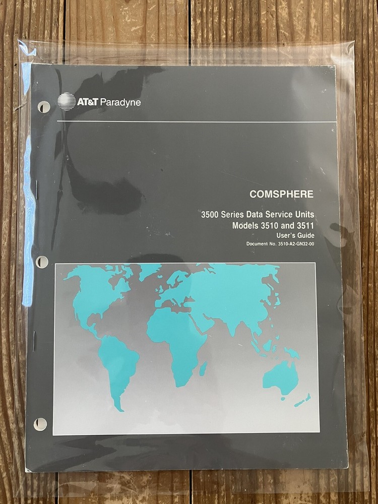 COMSPHERE 3500 Series Data Service Units Models 3510 and 3511 User User’s Guide