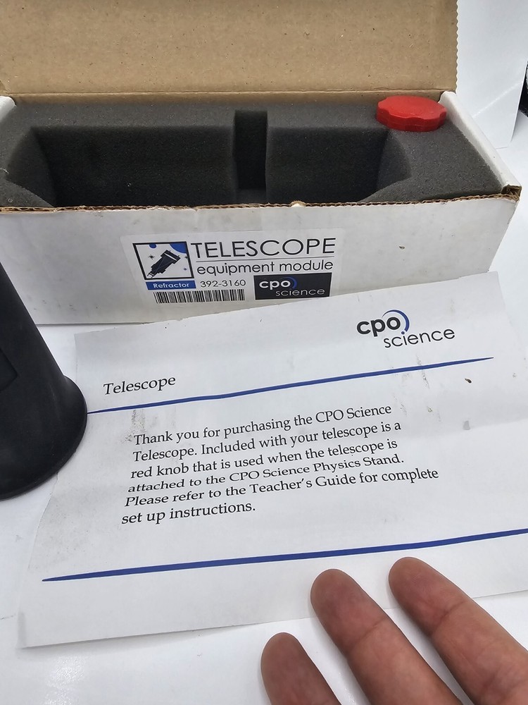 CPO Science Telescope Equipment Module 392-3160 Refractor