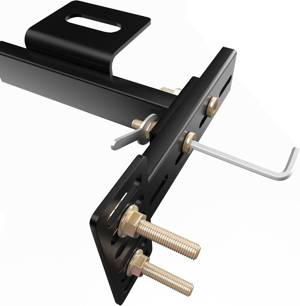 Customizable Headboard Brackets with Hardware - Fit for All Bed Frames, 2 Pack