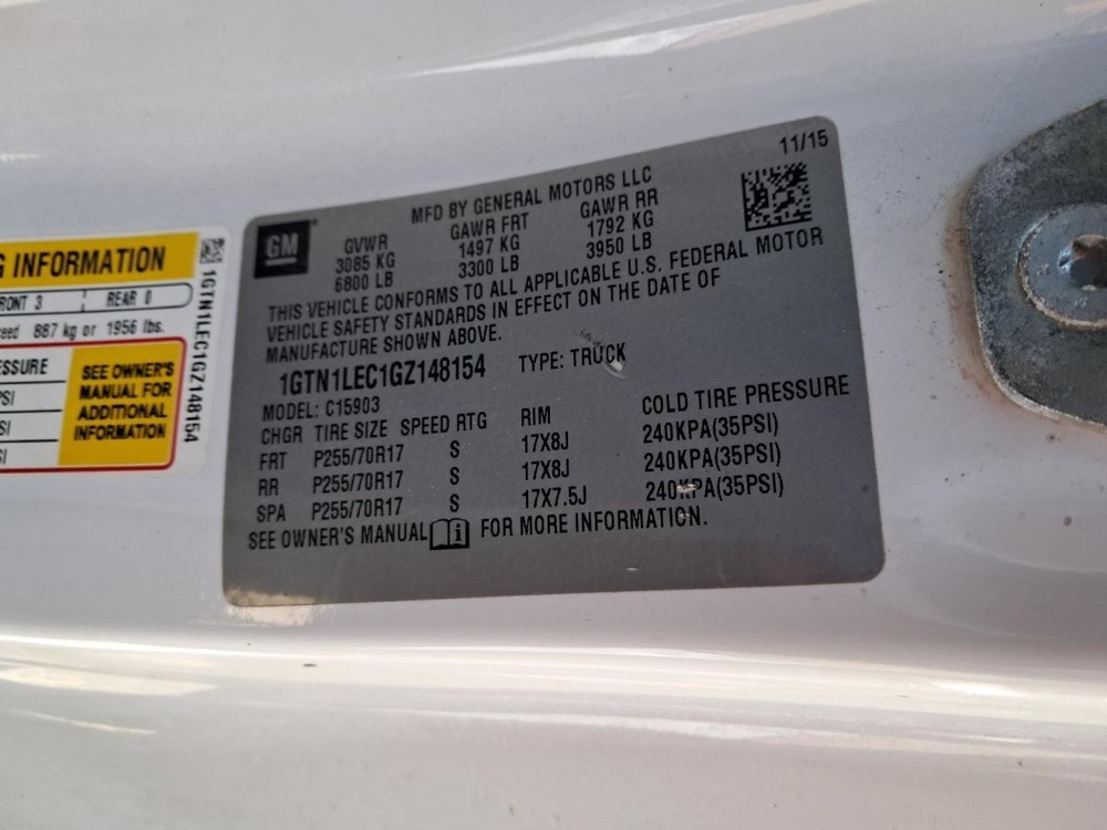 SIERRA150 2016 Glove Box 4783620