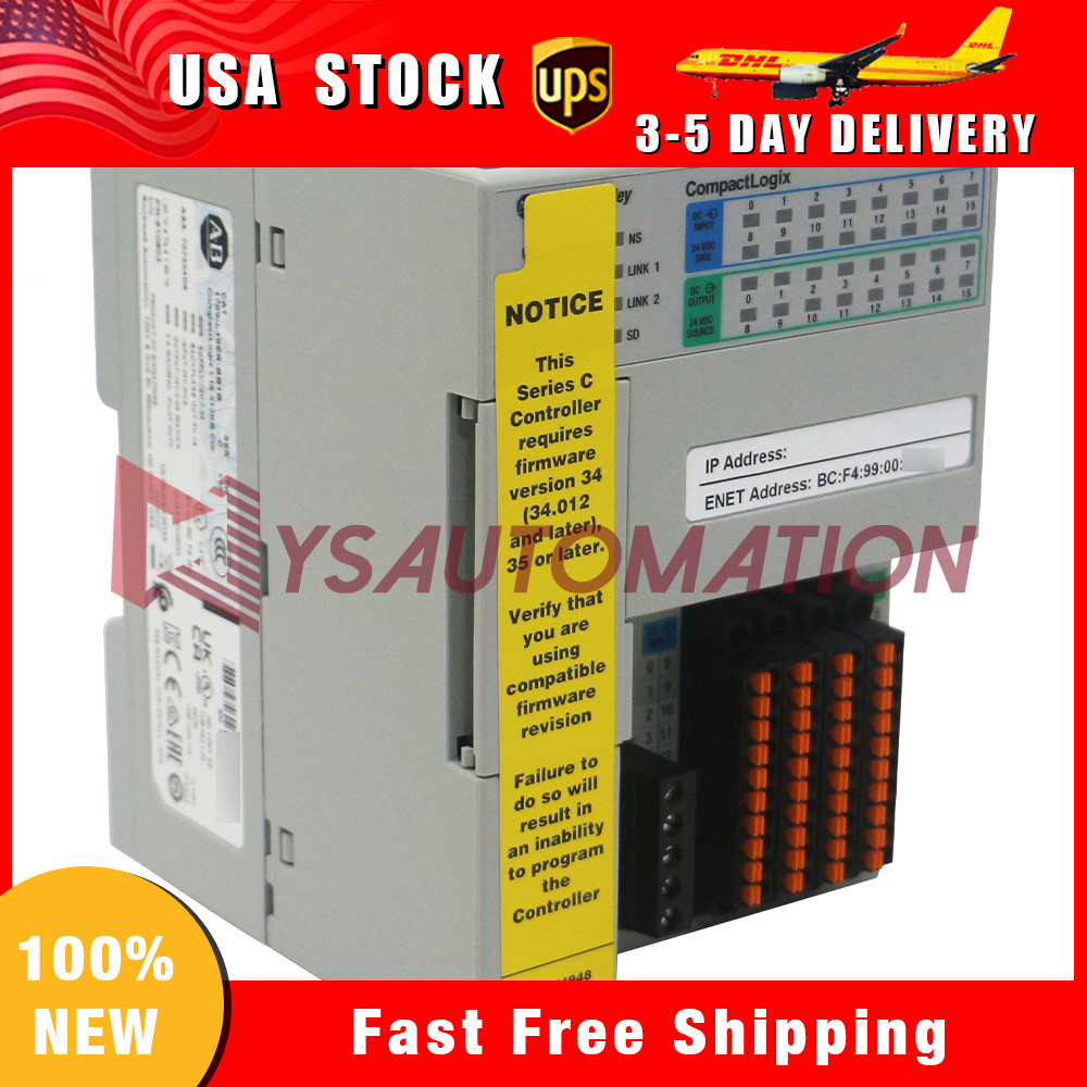 Allen Bradley 1769-L18ER-BB1B CompactLogix L18 512KB Controller NEW Sealed