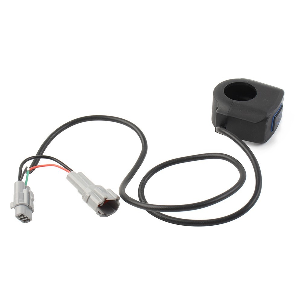 Plug-Play Headlight On/Off Switch Knob Switch Round Plug for Sur Ron