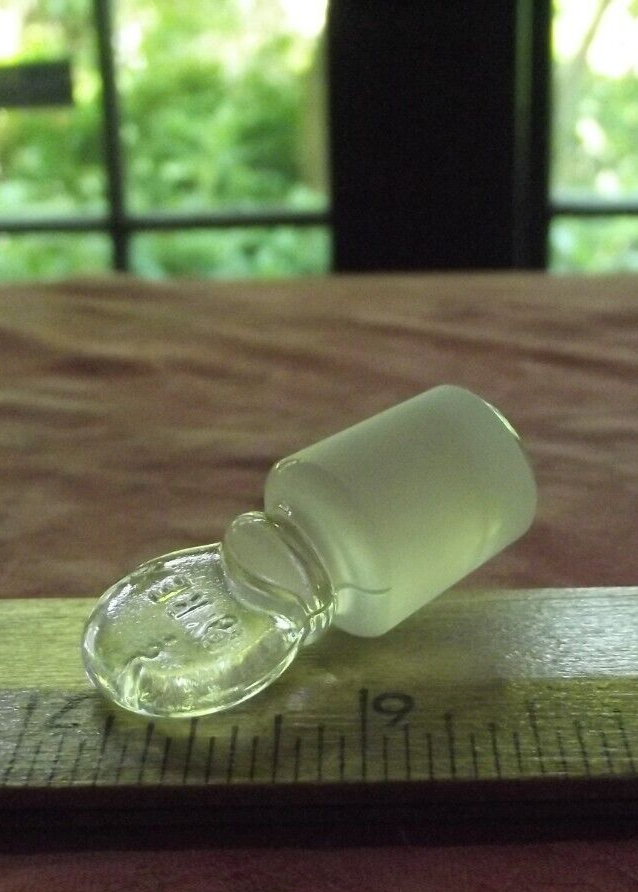 Pyrex # 16 Penny Head Ground Glass Stopper new