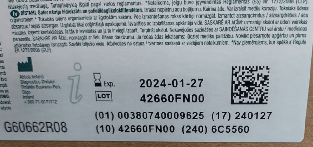 Abbott Architect Plus Trigger Solution - Box of 4 x 975 mL (6C55-60)