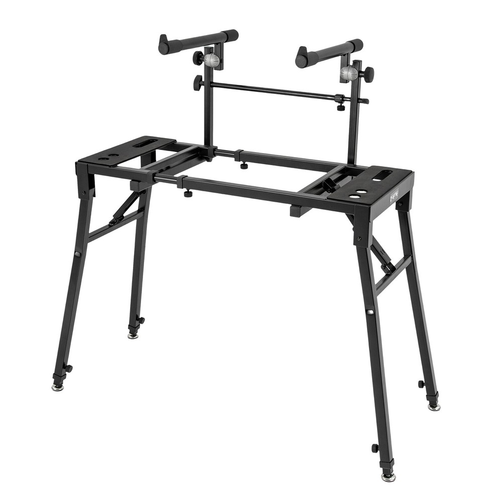 2 Tier Keyboard Holder DJ Workstation Table Console Mixer Holder Studio Mount