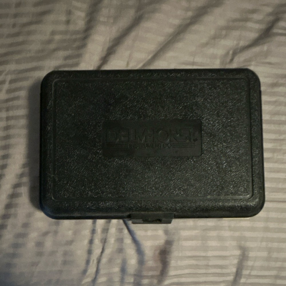 Delmhorst Orange Digital Display Plastic Handheld Meter with Case