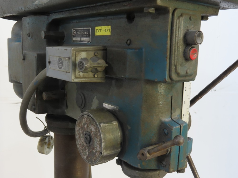20" CLAUSING 2275 SINGLE-SPINDLE Variable Speed FLOOR-STANDING DRILL PRESS 3PH