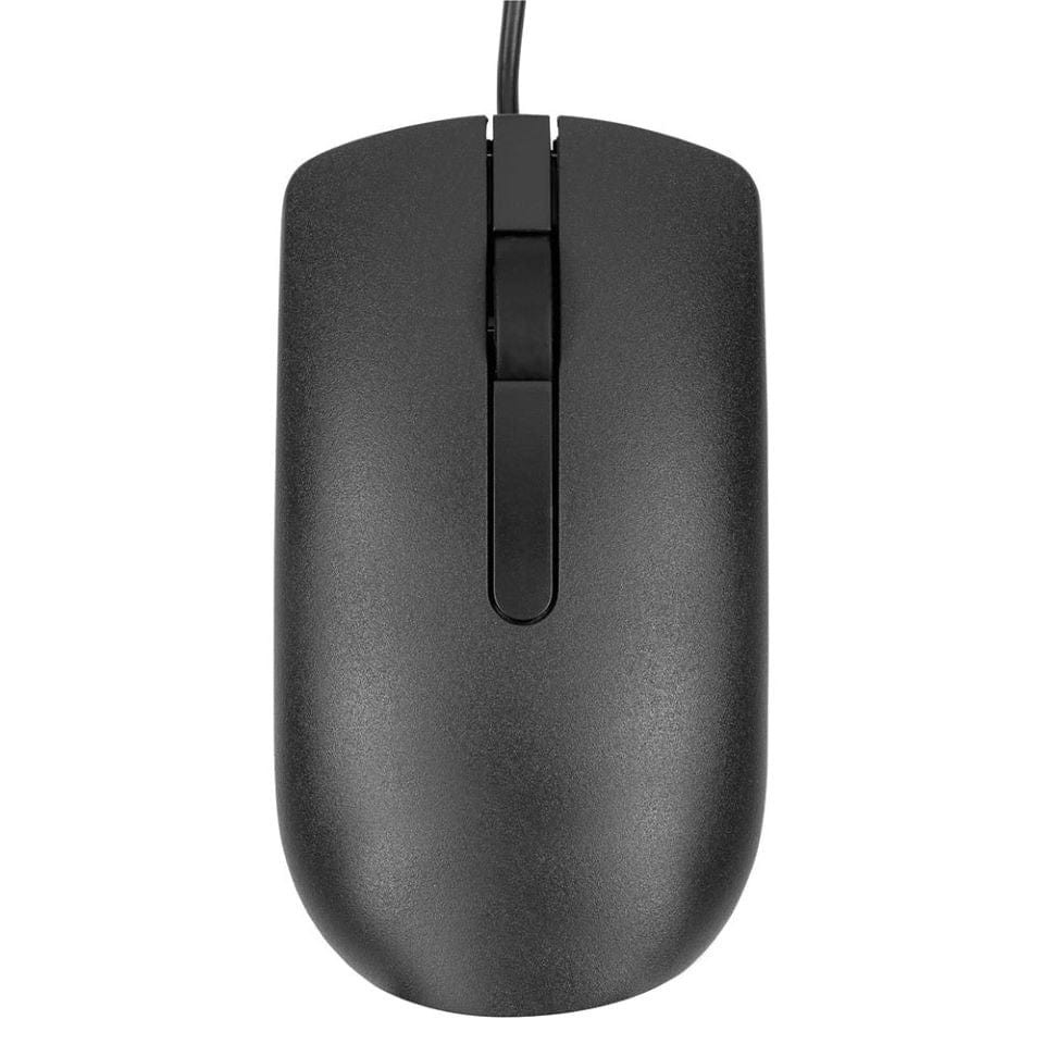 Dell Wired Scroll Optical Mouse - Black