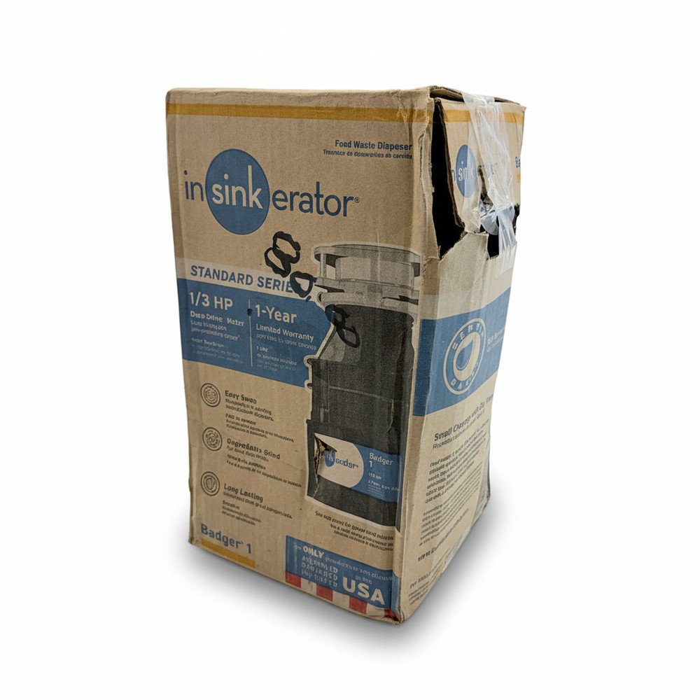 Insinkerator Badger 1 Garbage Disposal 1/3 Hp