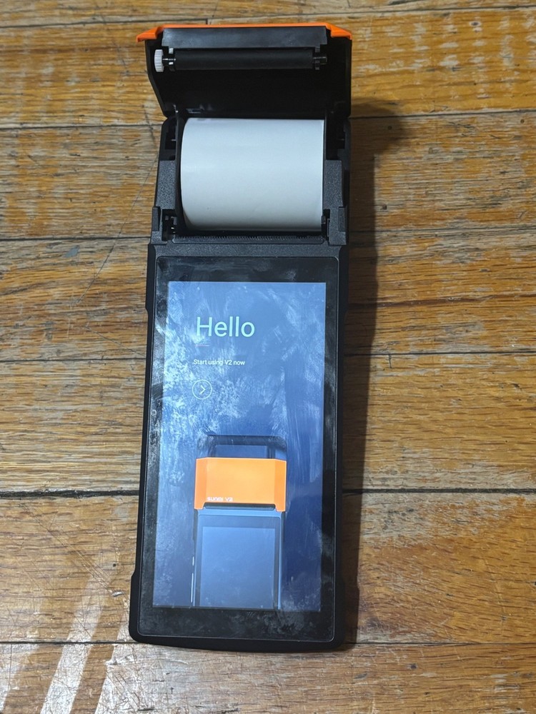 Sunmi Mobile T5940 V2s Wireless Data POS System Bundle Used Great Condition