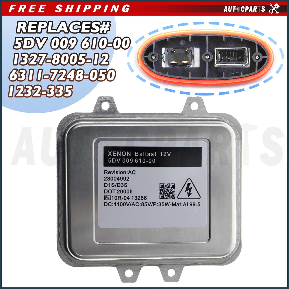 For Hella 5DV009610-30 Headlight Xenon HID Ballast Control Unit Computer Module