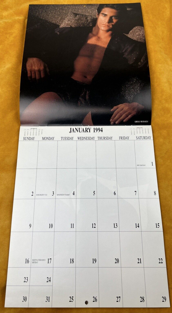 CHIPPENDALES CALENDAR 1994 COLLECTORS ITEM