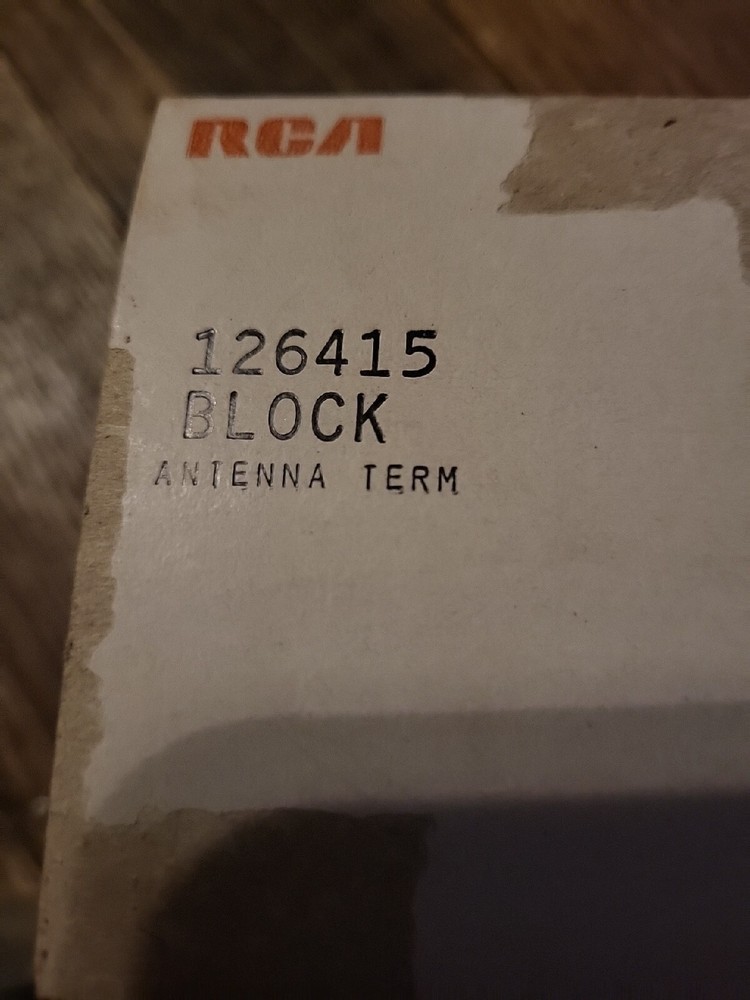 RCA 126415 BLOCK ANTENNA TERMINAL