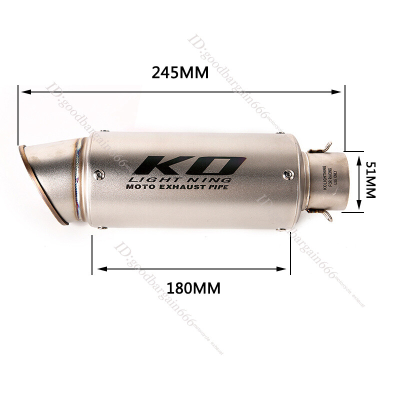 Complete Exhaust System Front Muffler Pipe Modified for Duke 390 RC390 2017-2020