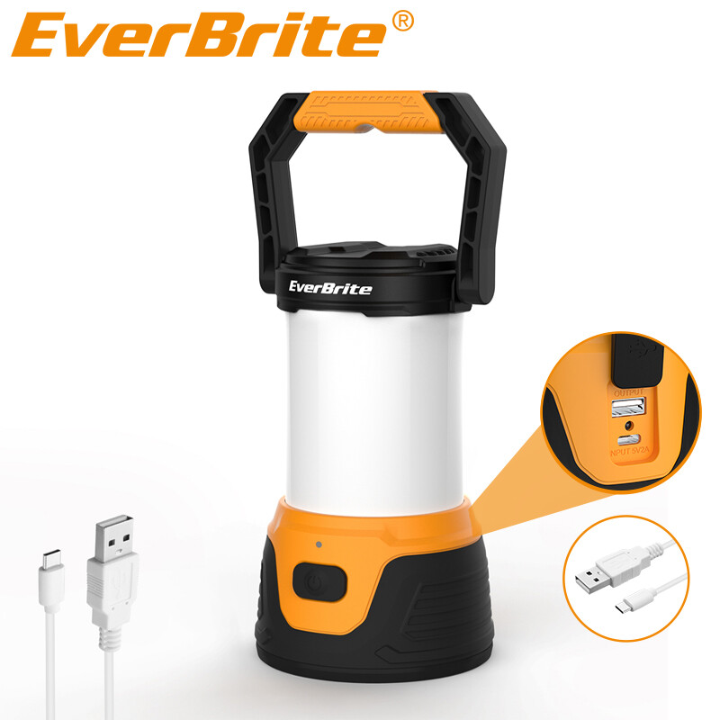 EverBrite Rechargeable LED Camping Lantern Power Bank Function 5 Lighting Modes