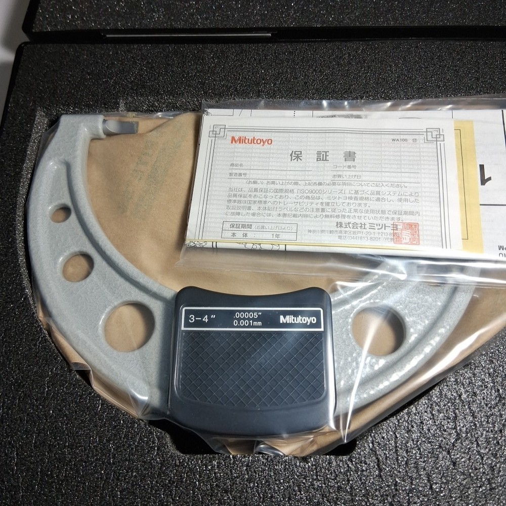 Mitutoyo Digimatic Micrometer. 422-333-30, 3-4".