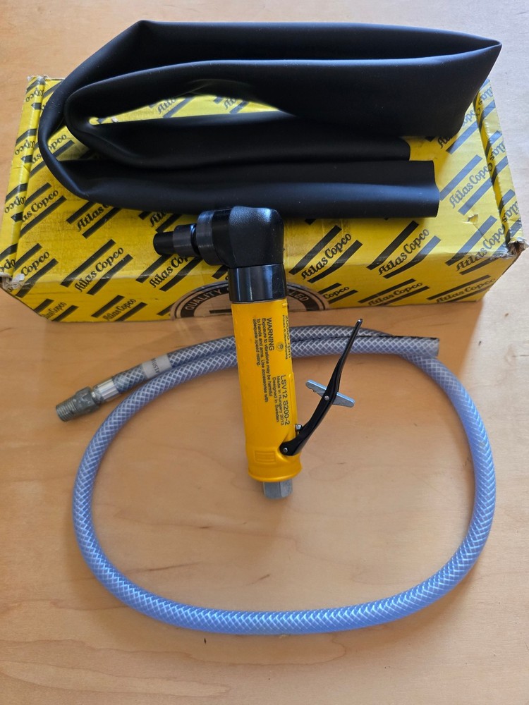 Atlas Copco Pneumatic Angle Die Grinder LSV12 S200-2 NEW