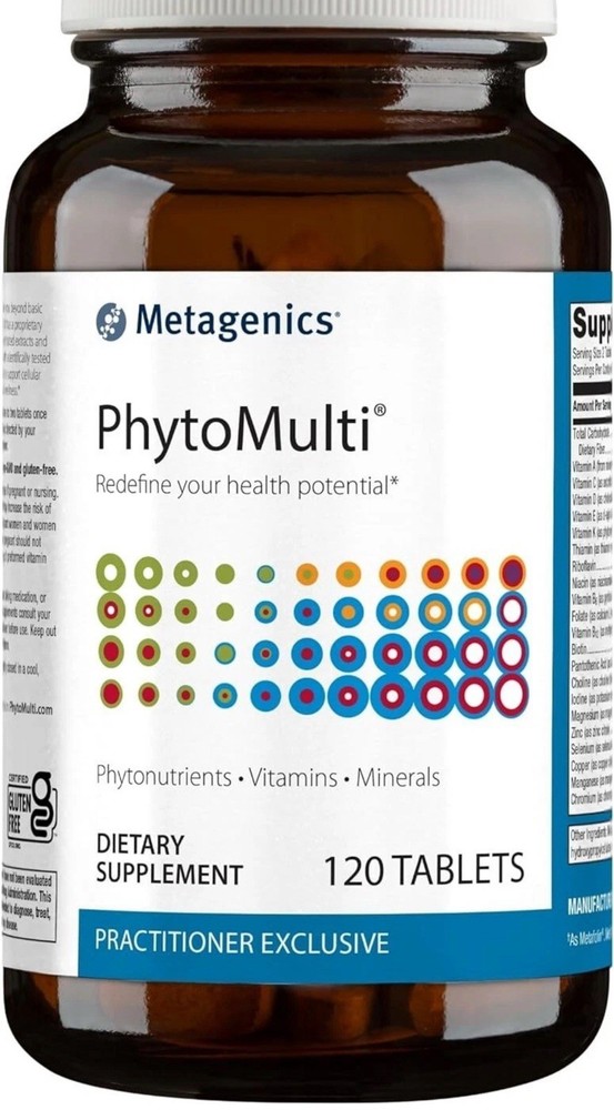 Metagenics PhytoMulti Multivitamin Without Iron - 120 Tablets