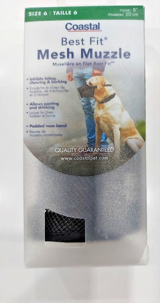 Coastal Pet Product Best Fit Mesh Muzzle Size 6