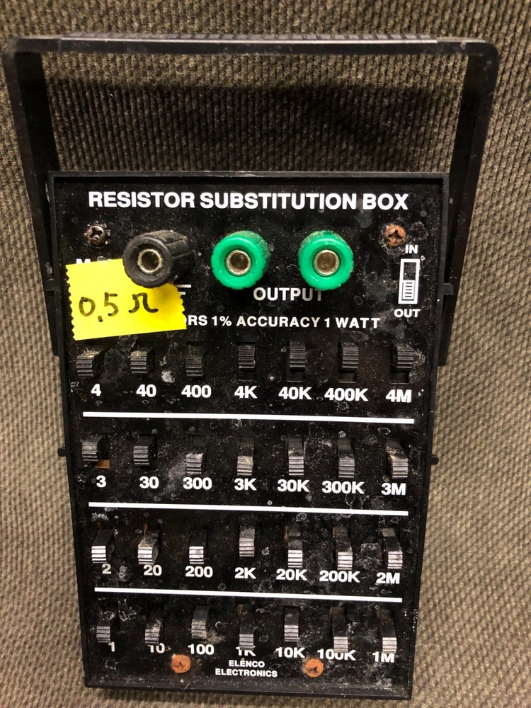 Elenco Resistance Substitution Box Model RS-500