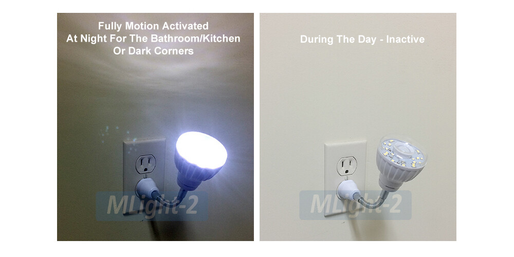 Smart LED Light With Motion Sensor + Photocell Sensor
