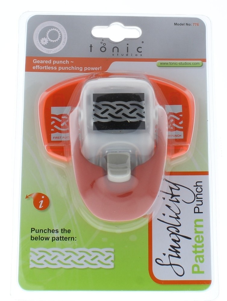 Tonic Studios Simplicity Pattern Paper Punch Celtic Strip Border Knot