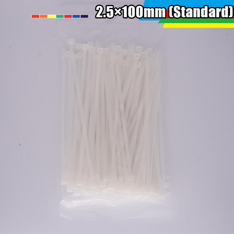 Colorful Wire Cable Zip Ties Wraps Small Nylon Plastic 2.5mm 3.6mm Width Strong