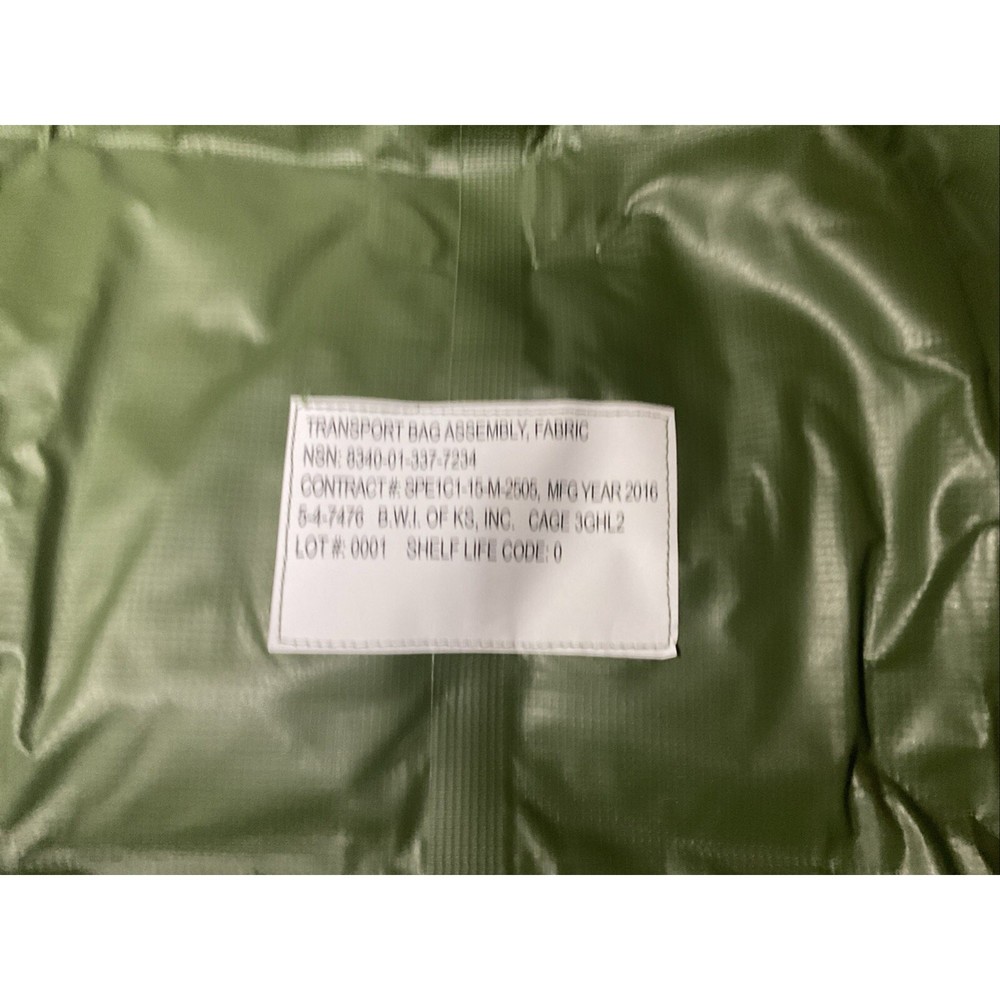 USGI TENT STORAGE BAG OLIVE DRAB NEW