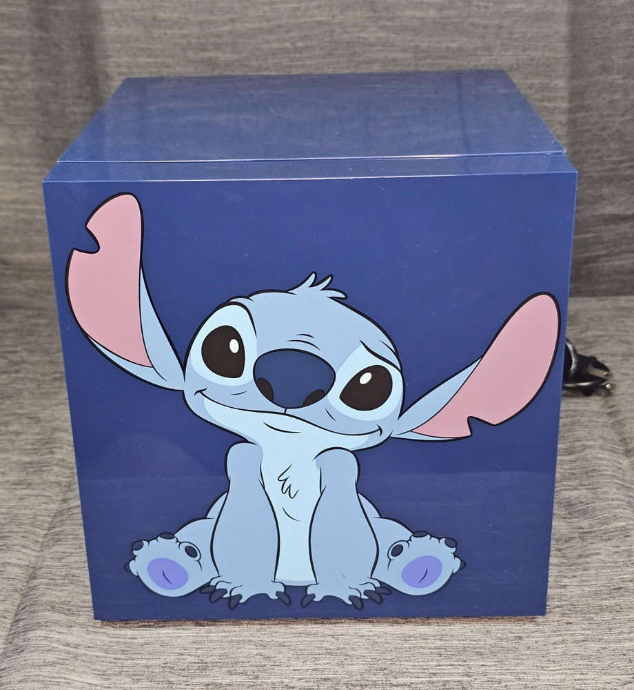 Disney Stitch Tabletop Mini Fridge - Tested and Working!