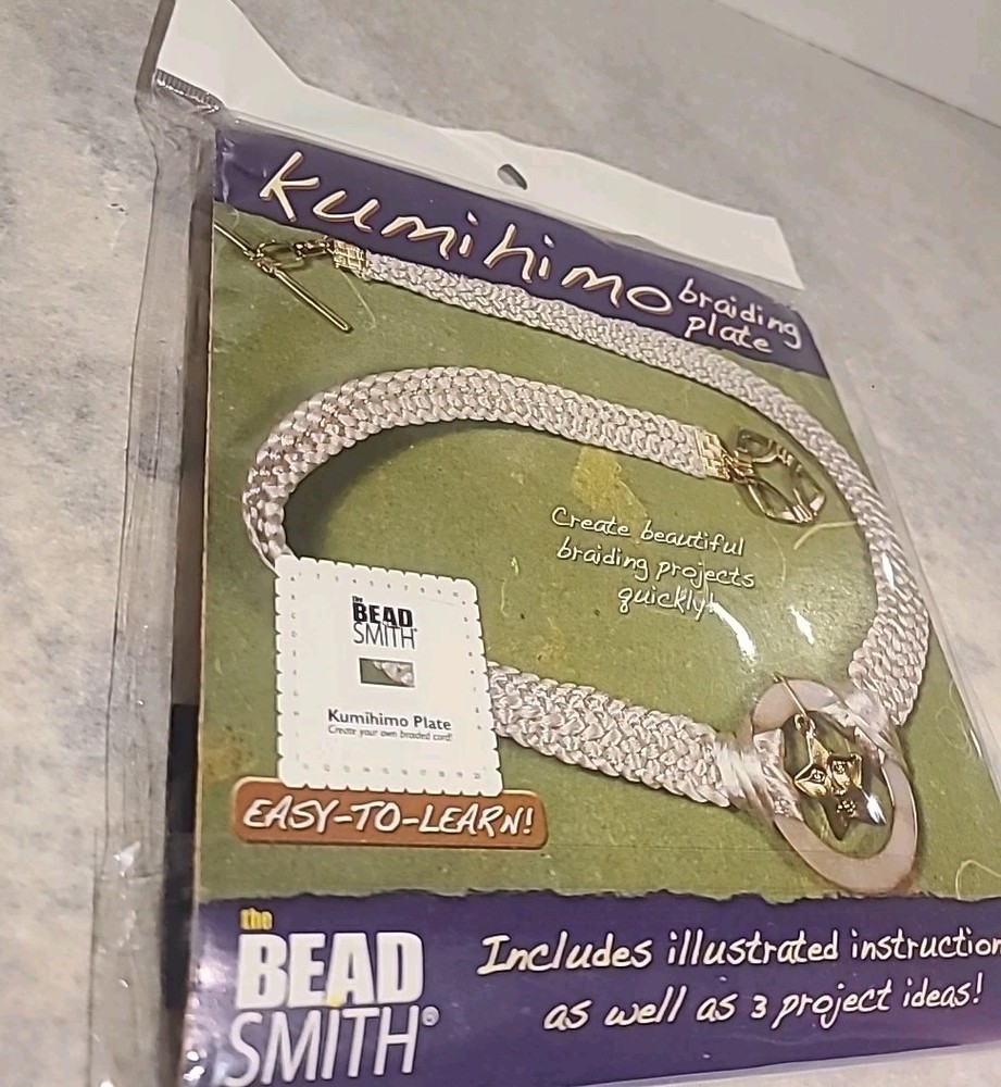Kumihimo Plate 6 inch Diameter Beadsmith Unopened