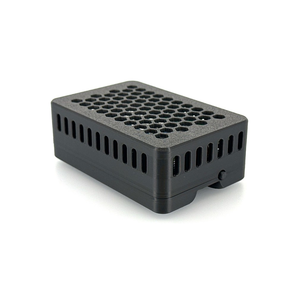 Raspberry Pi 5 Case for Official Raspberry Pi M.2 Hat+, Custom 3D-Printed