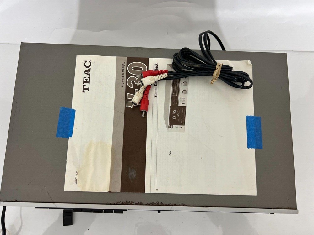 TEAC V-30 Stereo Audio Cassette Tape Deck Component Japan - Broken Record Button