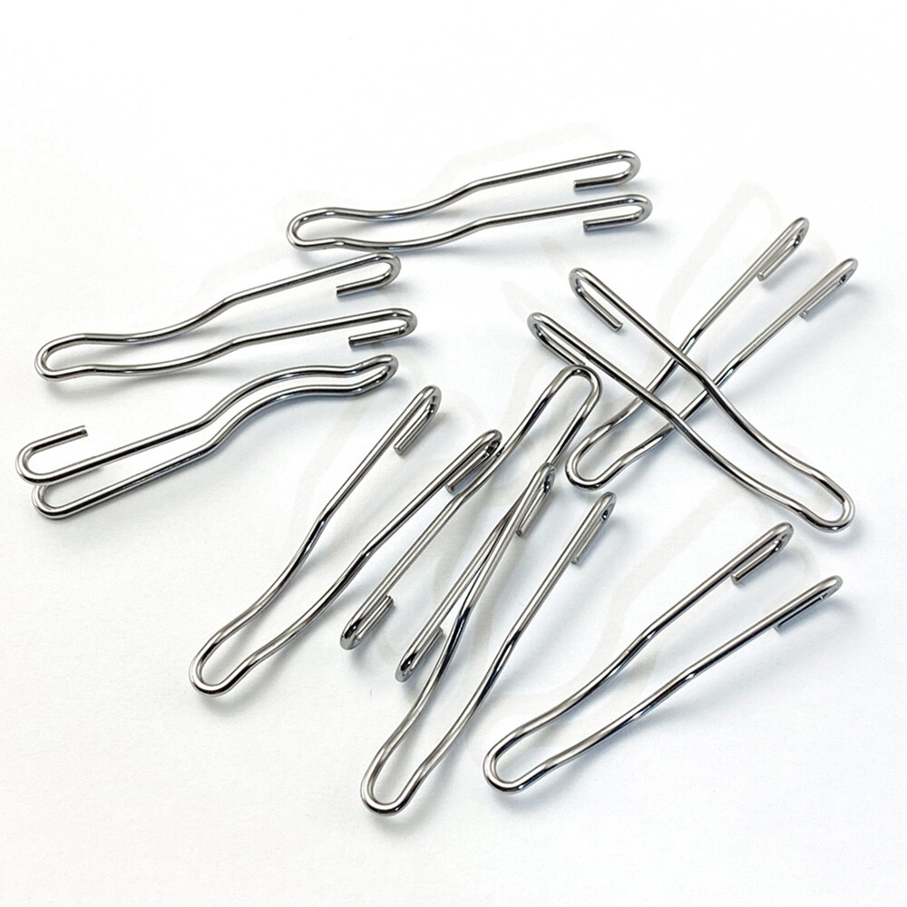 1/2/4PCS Replacement Black Silver Deep Carry Wire Pocket Clip For Spyderco