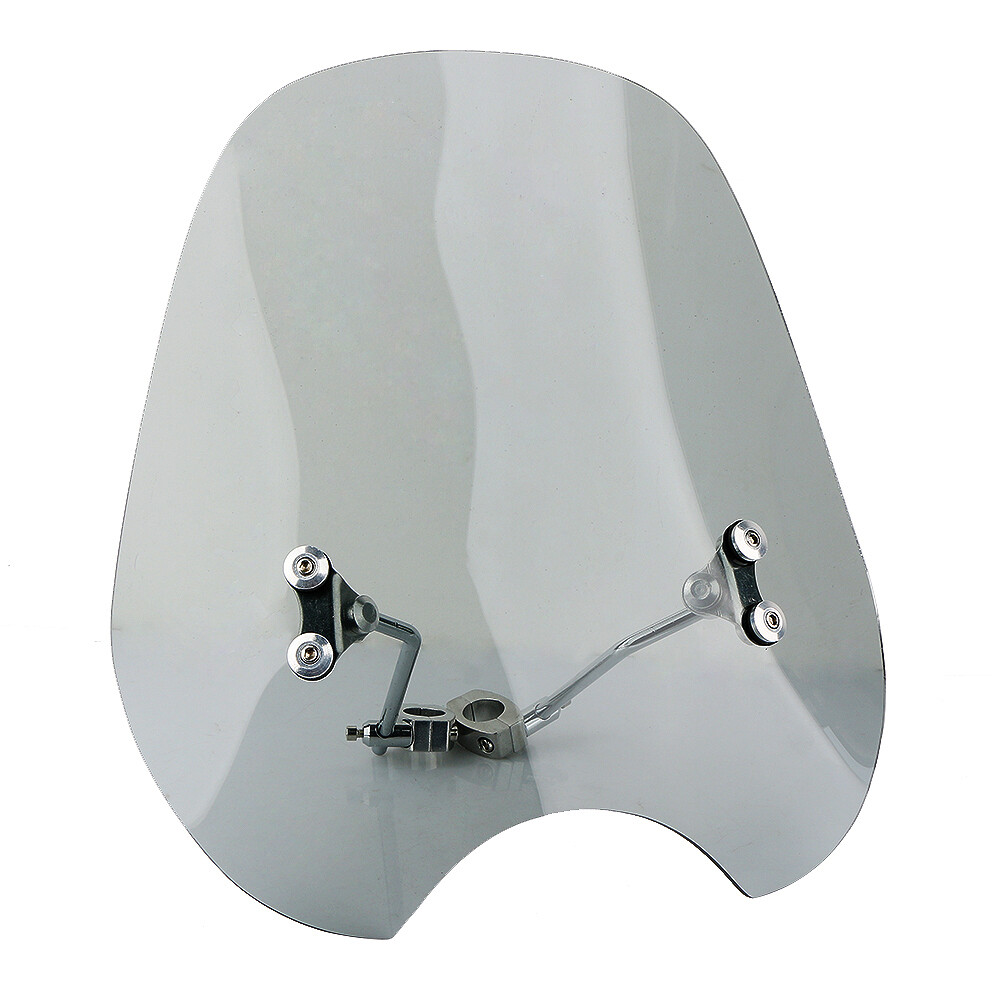 Universal 7/8'' 1'' Handlebars Motorcycle Windshield Windscreen For Honda Harley