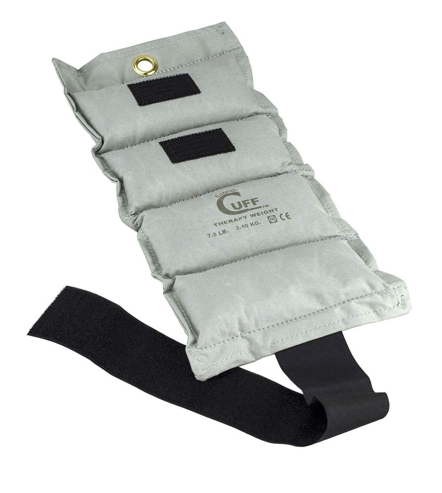 Cando Econocuff Wrist/Ankle Weight - 7.5 lb. - Silver Adjustable,
