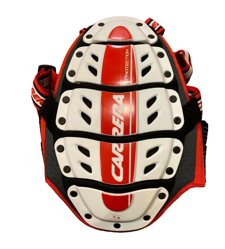 Carrera Ski Protection Back Black/White Small