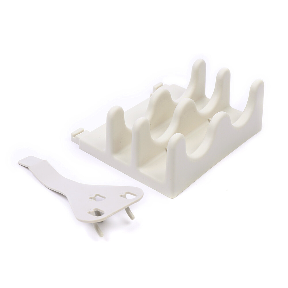 2-Tier Storage Box Dish Holder Tableware Organizer Dish Drying Rack Kitchen Tool