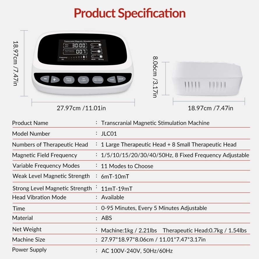 Depression Stroke Magnetic Therapy Device RTMS Treatment Machine