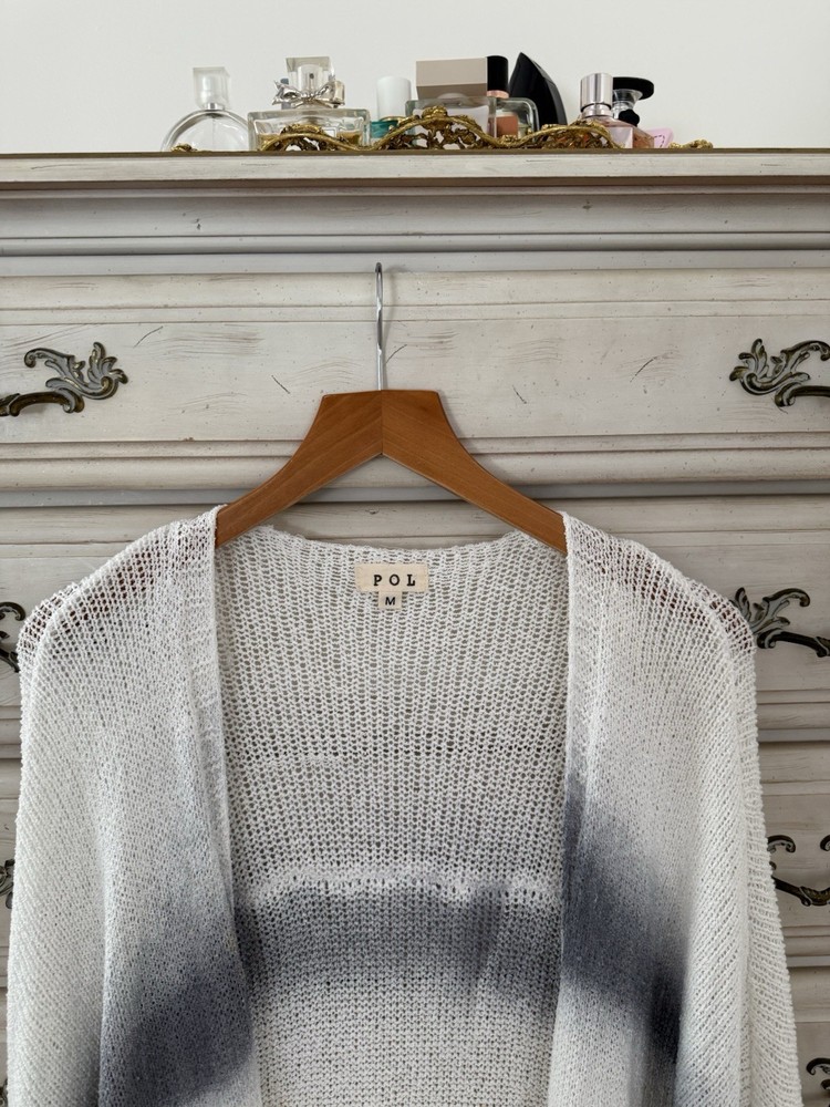 POL Boho Oversized Knit Pocketed Cardigan