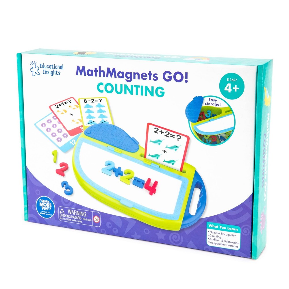 Educational Insights MathMagnets GO! Counting Activity Set, 73 Pieces, Gift f...