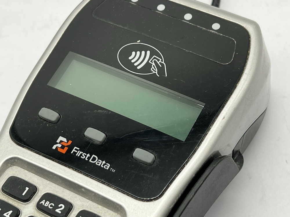 First Data FD-35 Pin Pad Credit Card Reader-No Power Supply